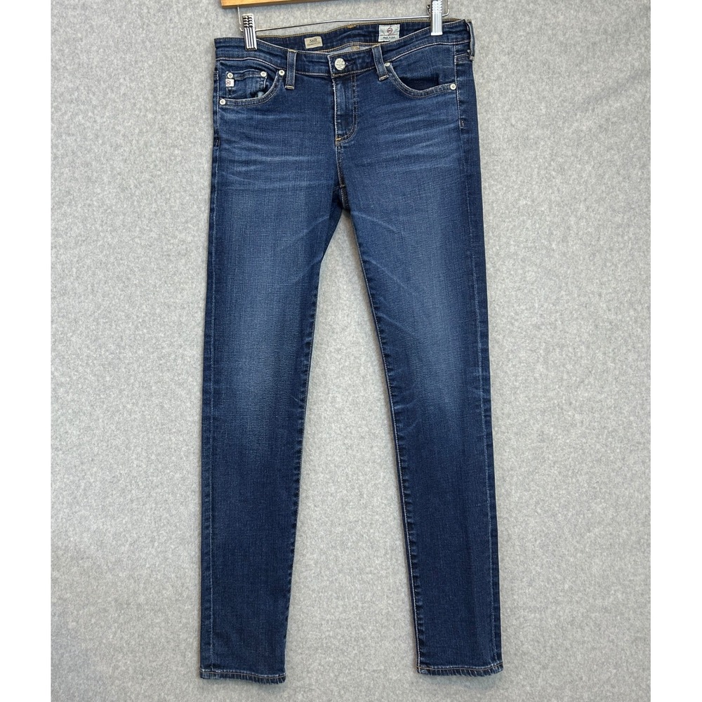 AG Adriano Goldschmied Stilt Cigarette Leg Blue Jeans Classic Womens Size 28R